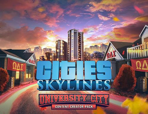 Право на использование (электронный ключ) Paradox Interactive Cities: Skylines - Content Creator Pack: University City 
